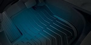 Honda Fit, The blue LED Interior Illumination provides an upscale and aesthetically pleasing touch to your interior with a soft glow of light in the driver and passenger foot wells.