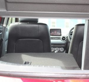 Mazda 2 website interior 60 40 view
