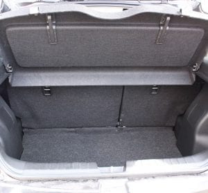 Suzuki Baleno Website interior trunk view